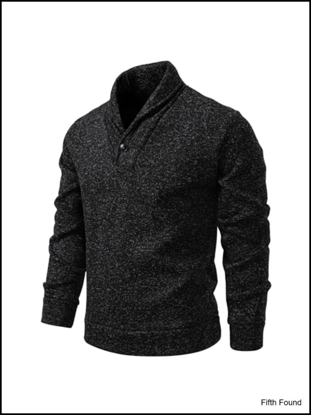 Men's Slim Fit Pullover Sweater Knitted Thermal Button Sweater Fall Winter